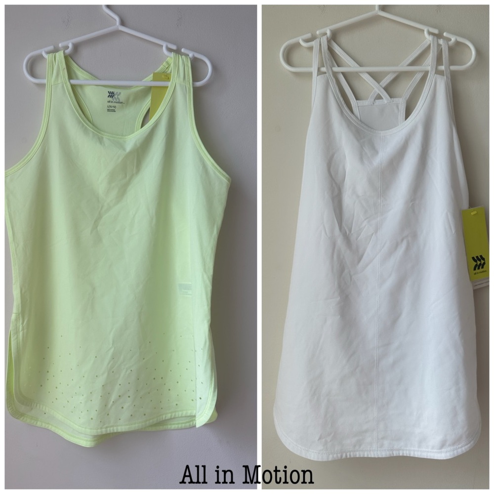 Girls Bundle All in Motion Women's Tank Top size L 10-12